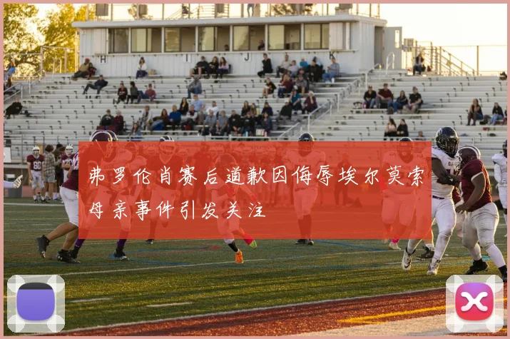 弗罗伦肖赛后道歉因侮辱埃尔莫索母亲事件引发关注